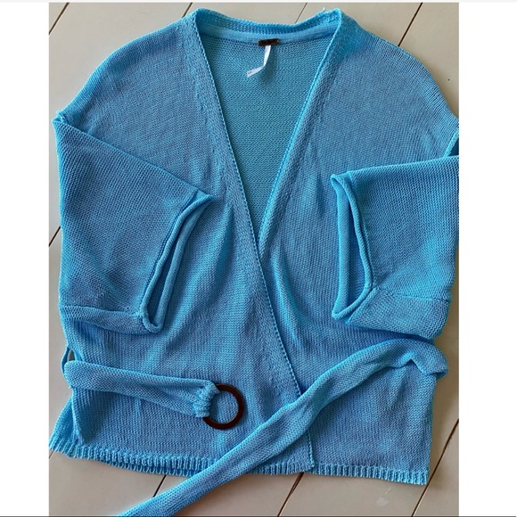Nwot Free People Tie Waist Cardigan - Picture 12 of 15